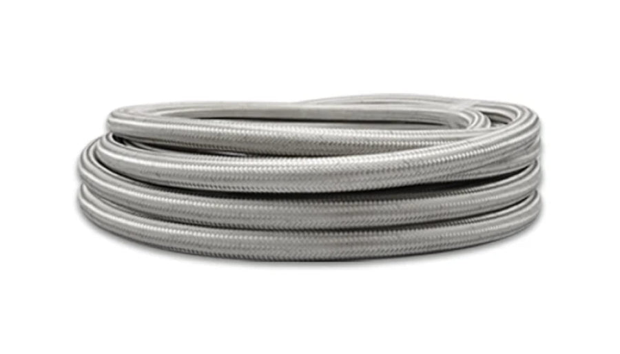 20ft Vibrant Performance Roll of Stainless Braided Flex Hose -8AN