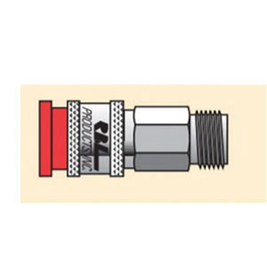 1/4" Coupler, Male Npt Rbl Products
