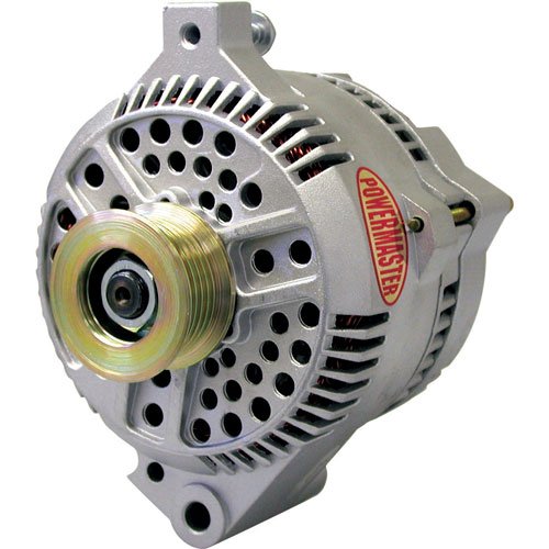 Alt Ford Powermaster 3G Natural 120A 6 grv & 1V Pulley Small Frame Str Mtg 1-Wire