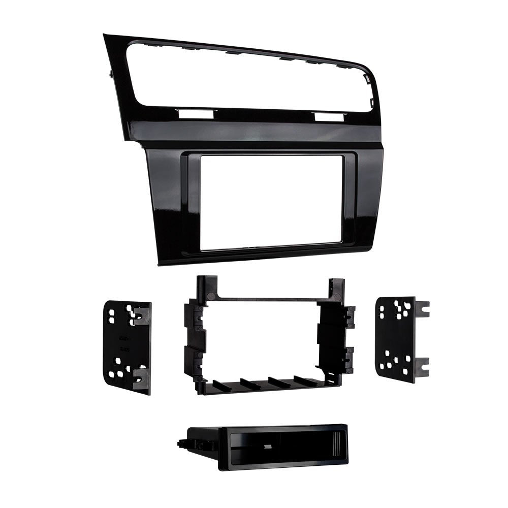 Metra 99-9013HG Dash Kit Single/Double DIN Fits SELECT 2015-UP - Volkswagen Golf