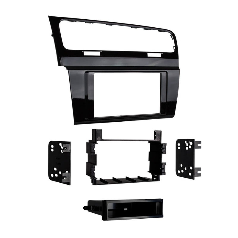 Metra 99-9013HG Dash Kit Single/Double DIN Fits SELECT 2015-UP - Volkswagen Golf