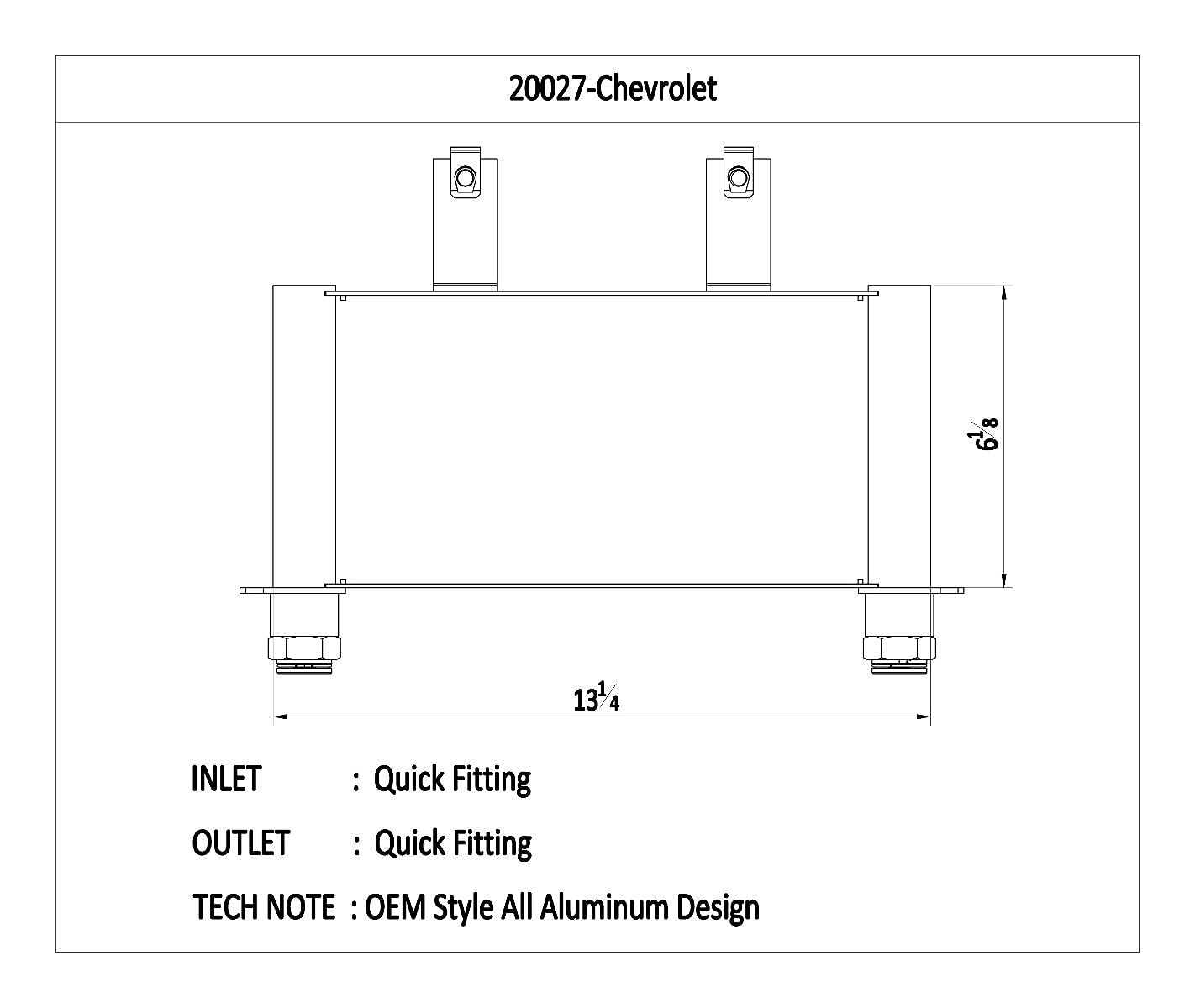 Oil Cooler CSF Radiators 20027