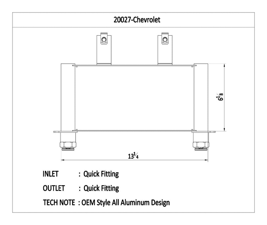 Oil Cooler CSF Radiators 20027