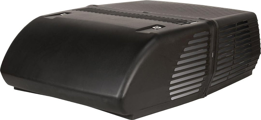 Mach 10 Coleman-Mach Signature Series Low-Profile Air Conditioner with Wood Skid - 13,500 BTU, Polished Black