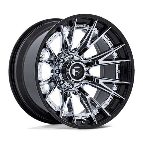FUEL OFF-ROAD FC402 20X10 CATALYST 8X180 4.79-18mm CHROME WITH GLOSS BLACK LIP - FC402PB20108818N