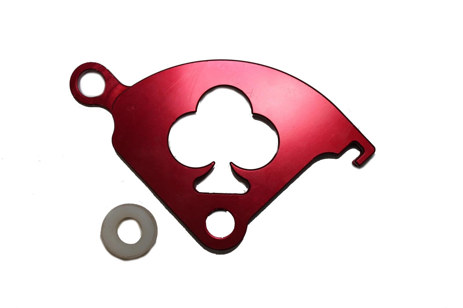 Red McLeod Racing 1734 Quick Release Quadrant Aluminum Anodized, 1 Pack