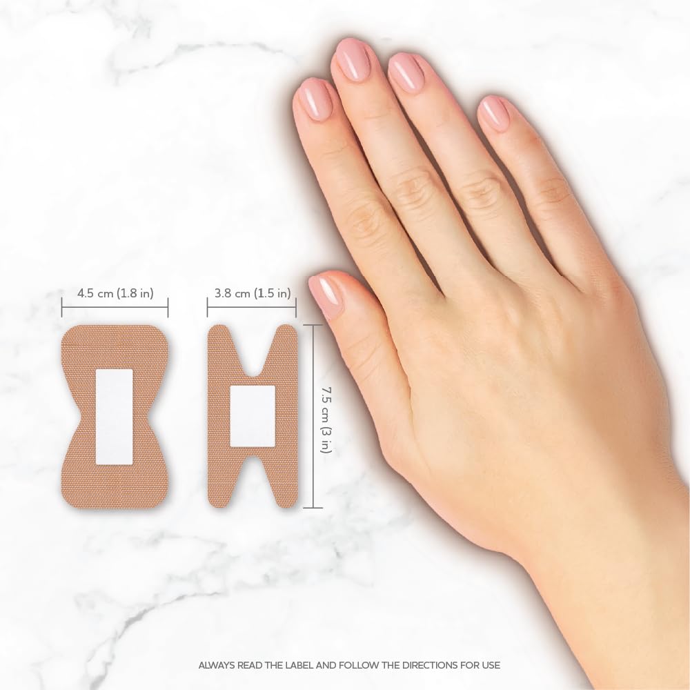 Premium AEROPLAST Fabric Fingertip/Knuckle Dressings Env/12