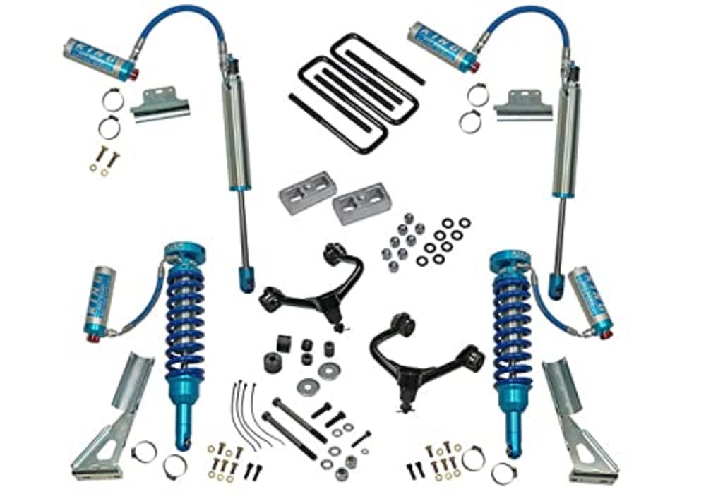 SUPERLIFT SUSPENSION RealTruck 3" Lift Kit for Toyota Tacoma | Complete Lift Kit with King Coilovers & Front Upper Control Arms | K1012KG | Fits 2005-2023 Toyota Tacoma 4WD (Excludes TRD PRO Model)
