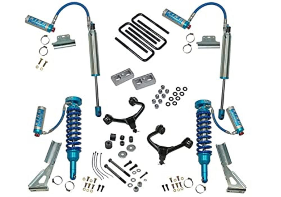 SUPERLIFT SUSPENSION RealTruck 3" Lift Kit for Toyota Tacoma | Complete Lift Kit with King Coilovers & Front Upper Control Arms | K1012KG | Fits 2005-2023 Toyota Tacoma 4WD (Excludes TRD PRO Model)