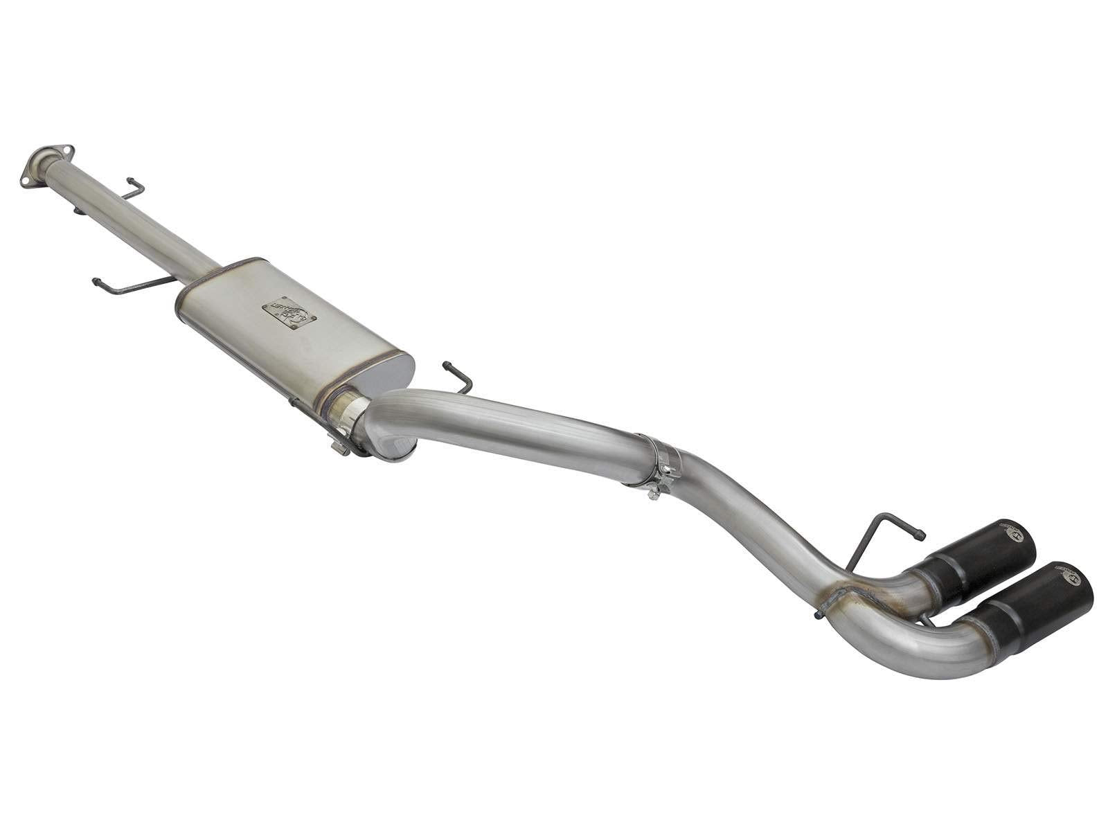 Rebel Series aFe Power 49-46030-B Performance Exhaust System (for Toyota Cat-Back, 3", Stainless)