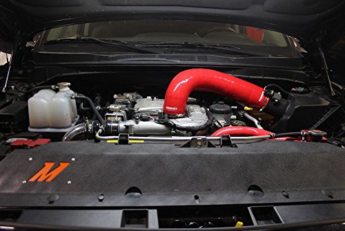 Mishimoto Silicone Induction Hose MMHOSE-XD-16IHRD Fits Nissan Titan XD 2016-2018 Red