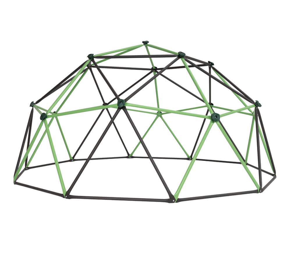 Lifetime Geometric Dome Climber 90951 Jungle Gym, 5.5' High x 11' Wide, Mantis Green & Bronze, 66-Inch