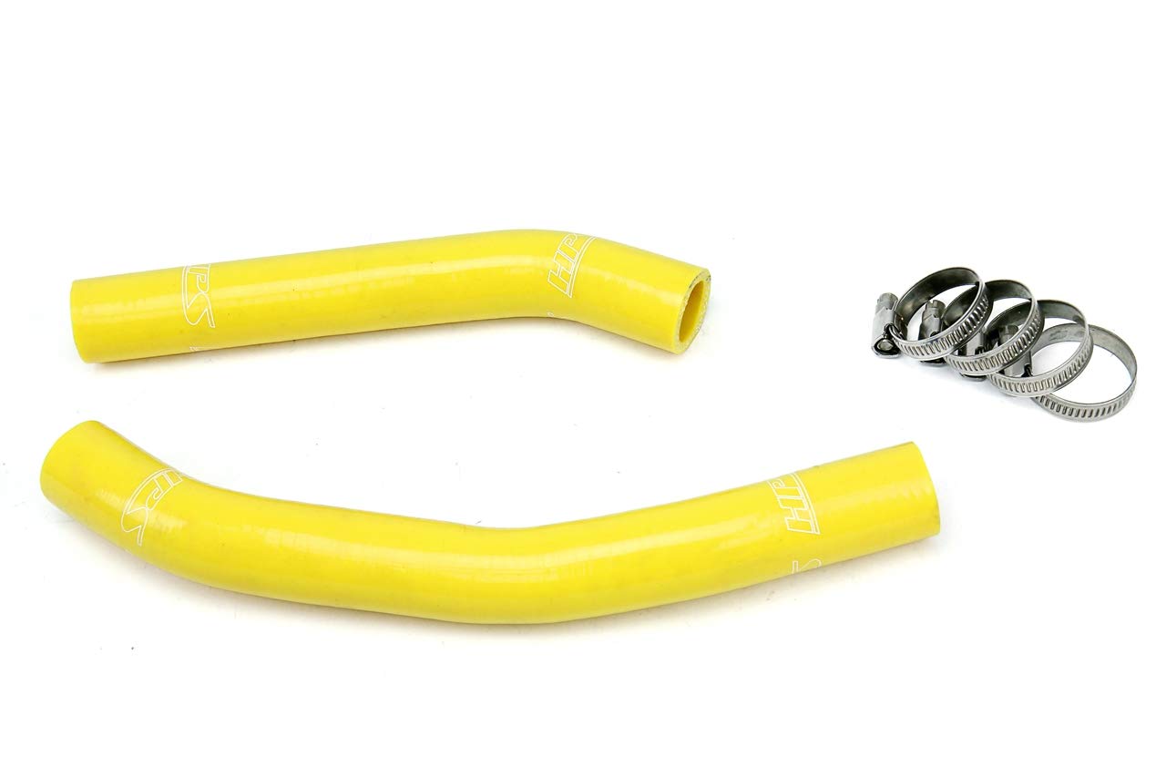 Yellow HPS 57-1361-YLW Silicone Radiator Coolant Hose Kit