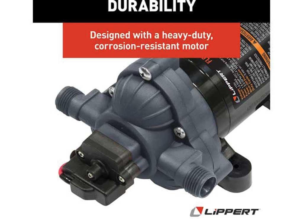 689054,115V Flow Max Water Pump, Lippert Components DS-11531-D