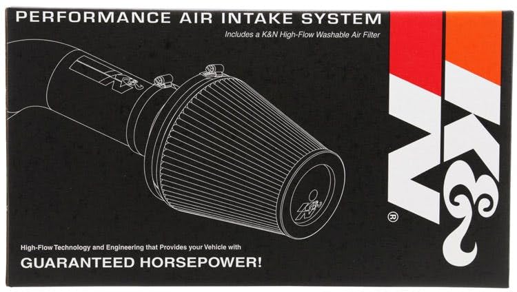 Cold Air Intake System K&N: High-Flow Air-Filter, Increase Performance & Horsepower: Compatible with 2015-2017 SUBARU WRX STI; 2015-2016 SUBARU Impreza WRX STi, 69-8007TWR