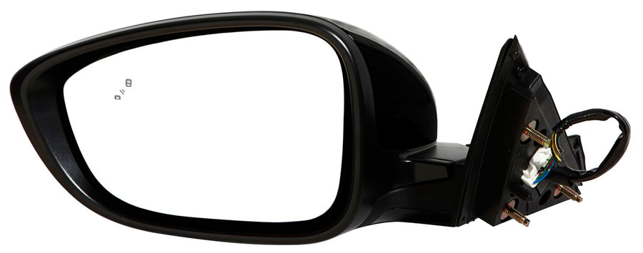 Power Heated Mirror for Honda Accord Sedan 18-20 / Hybrid 18-19 with BLIND Sport DETECTION EX/Sport 2.0 Turbo ENG Driver Side (PTM) | DOT Certified 76258-TVA-A22+76251-TVA-A01ZJ | HO1320329