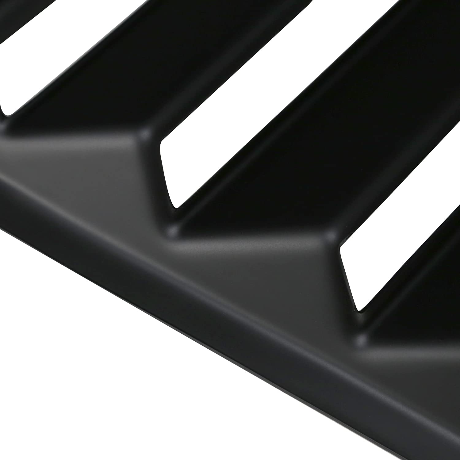Matte Black SPEC-D TUNING Side Window Louvers Cover 2PC Compatible with 2008-2017 Dodge Challenger