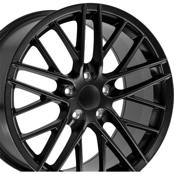 CV08B-18085-5475-56B1 Satin Black Wheel Painted OE Wheels LLC (18 x 8.5 inches /5 x 120 mm, 56 mm Offset)