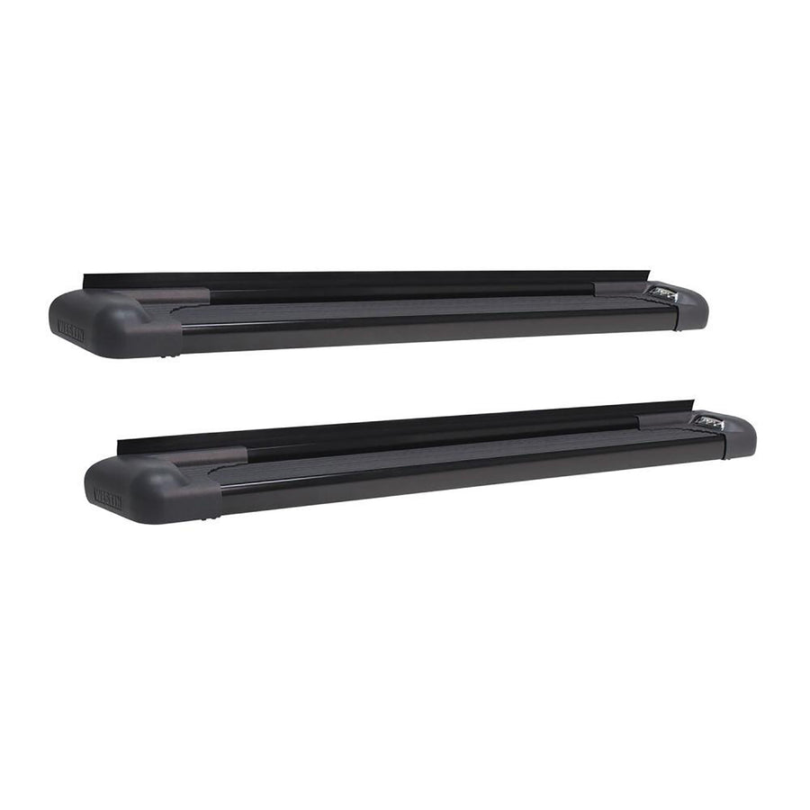 27-65765 Westin SG6 Running Boards Aluminum Black Pair 83 in (Required Mounting Kit Sold Separately)