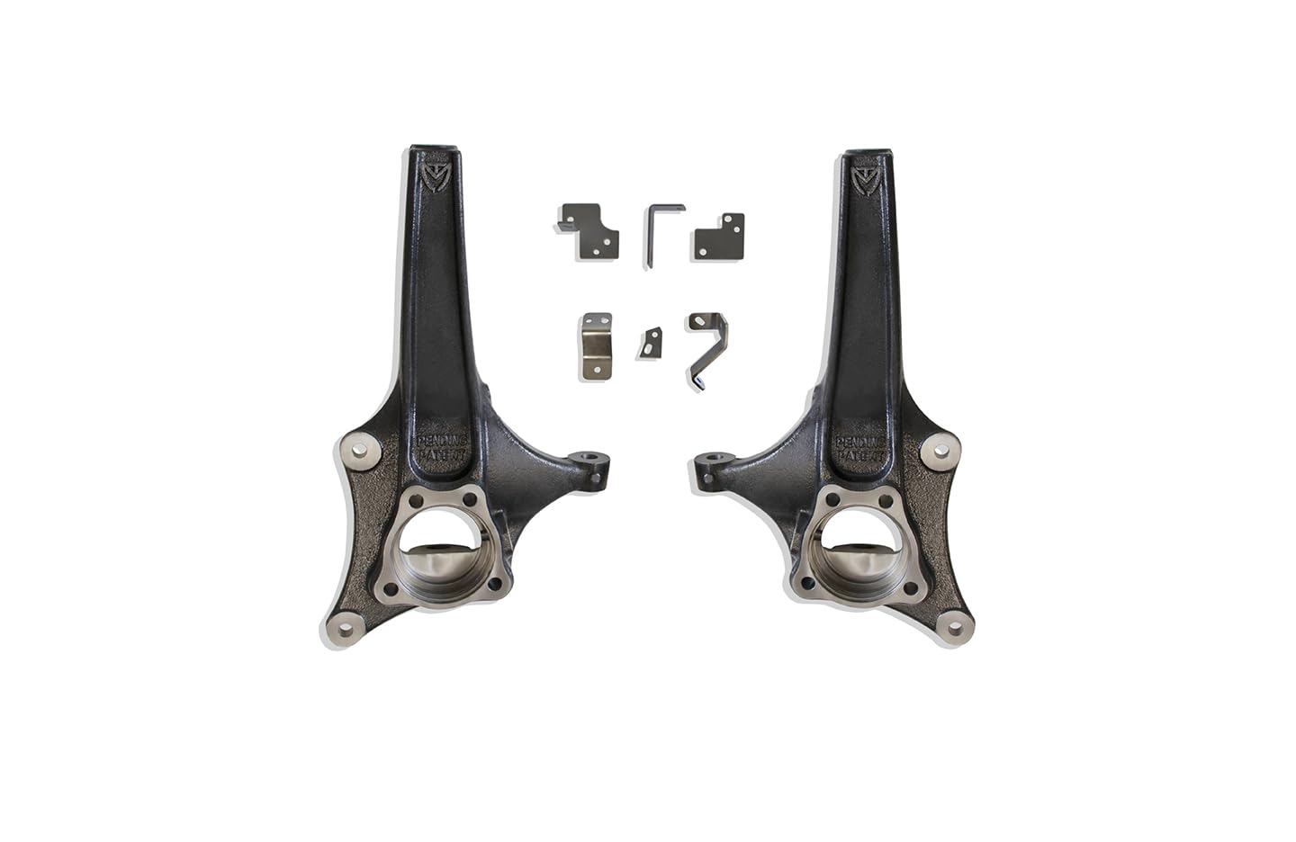 Part# 701935 MAXTRAC SUSPENSION'S is A Pair of 3.5" Lift SPINDLES Made from DUCTILE Steel & E-Coated Black