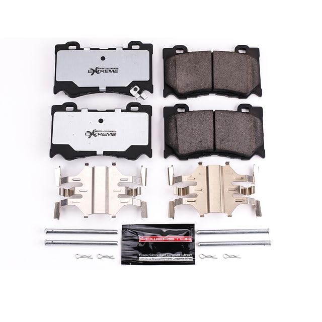 Power Stop Z26 Front Carbon-Fiber Ceramic Brake Pads For INFINITI, FX50, G37, M35h, M37, M56, Q50, Q60, Q70, Q70L, Q, 370Z, Niss [Model Specific]
