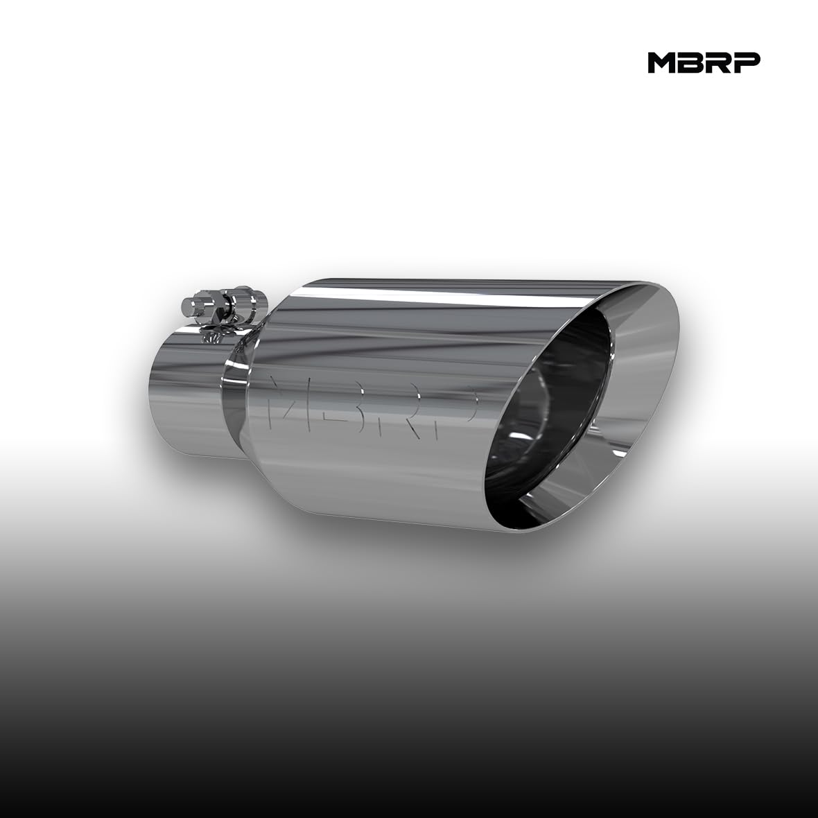 Exhaust Tip MBRP T5161 (4.5" O.D., Dual Wall Angle Rolled End, 2.5" Inlet 11" in length)