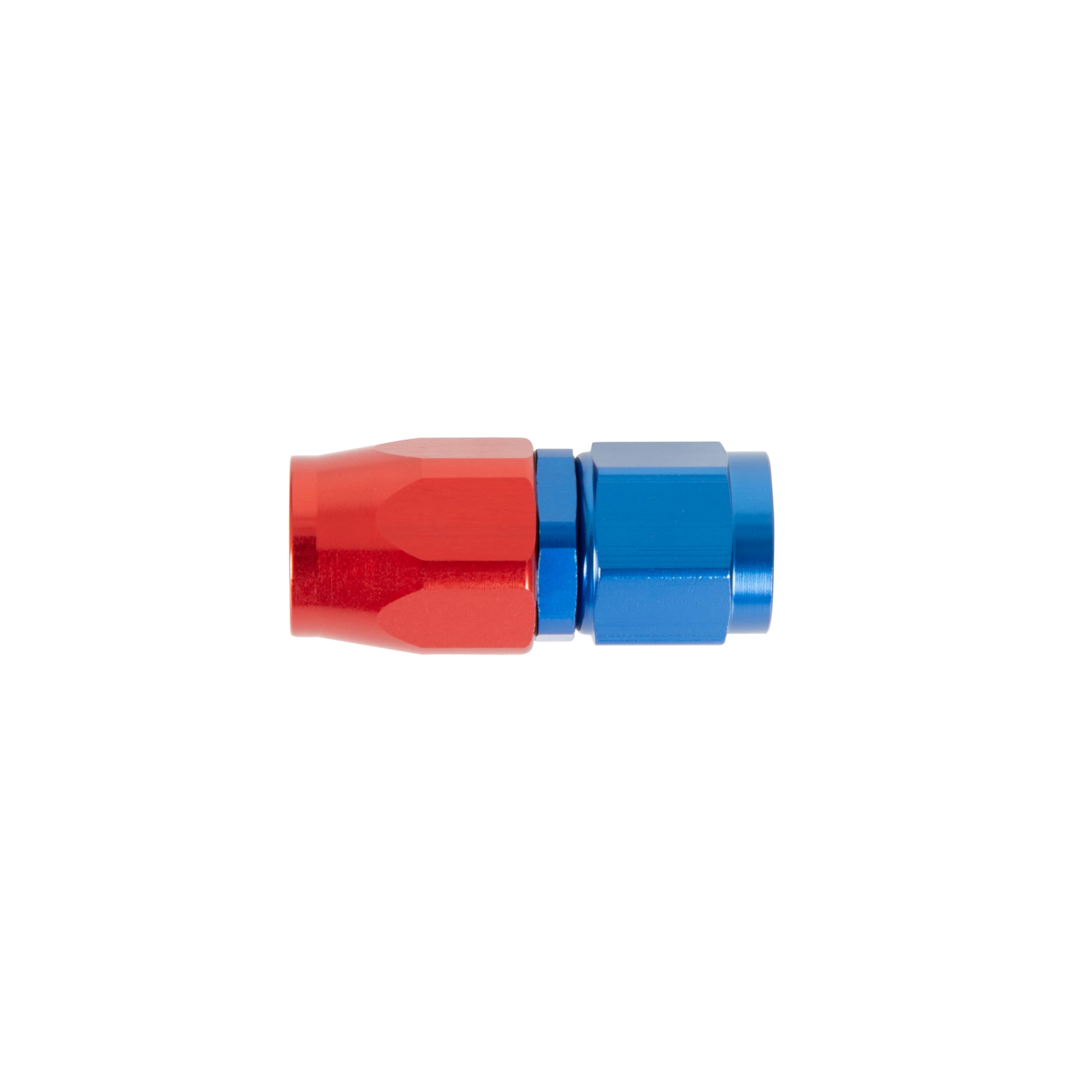 Earl's Straight Swivel-Seal® Hose End -6 AN - Red/Blue - Clamshell Package 800106ERLP