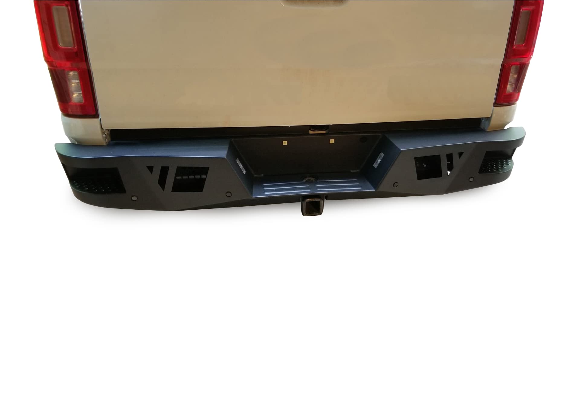 Heavy Duty Black Horse Armour Rear Bumper Satin Black Compatible with 2019-2023 Ford Ranger-ARB-FORA