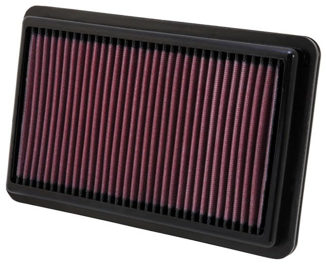 High-Flow K&N Original Lifetime Engine Air Filter: Increase Power: Premium, Washable: Compatible with 2013-2024 Acura/Honda/Hyundai/Kia: ILX, NSX, Civic SI, Creta, Mistra, Stargazer, K4, 33-2473
