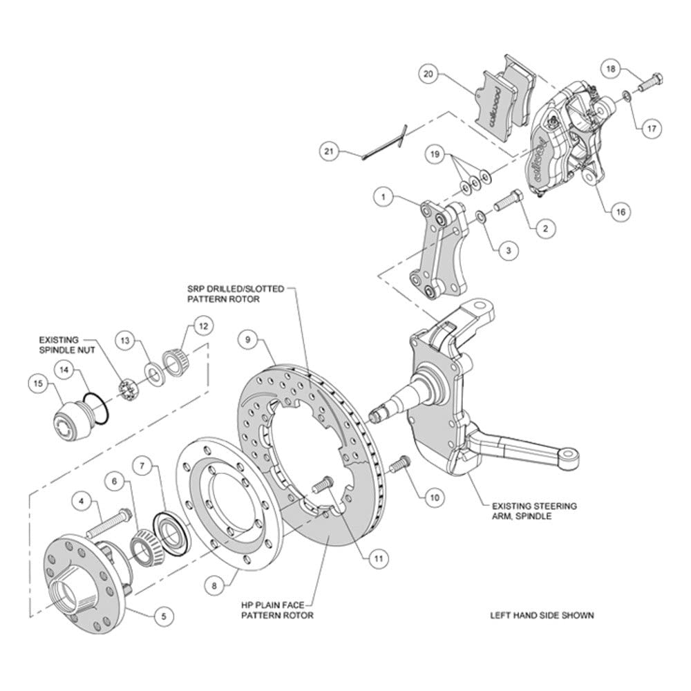 12.19" FDLI Front Kit,Red