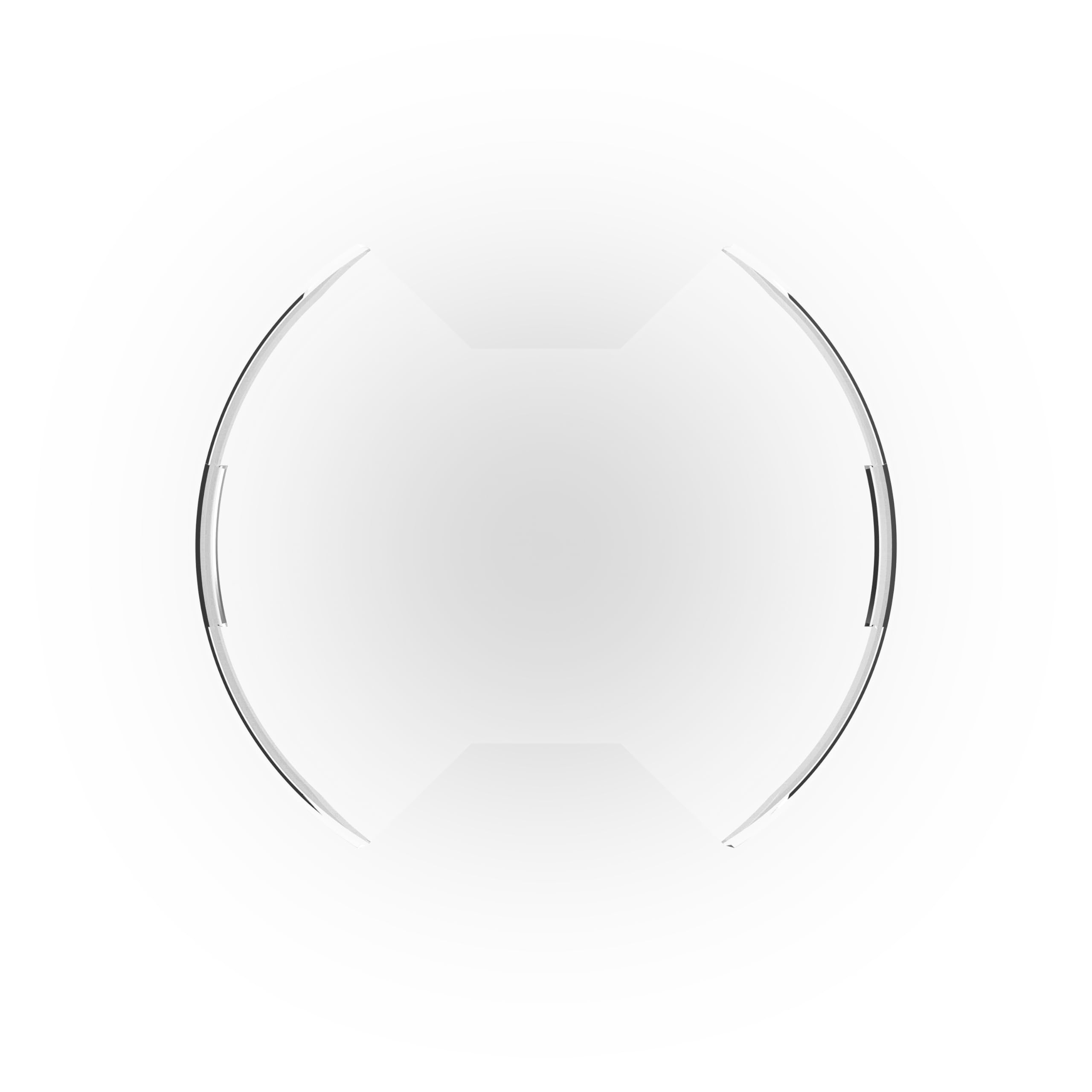 8" KC SlimLite® LED - Light Cover (Spot, Clear)