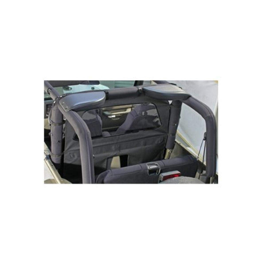 Windbreaker Rugged Ridge 13552.09, Gray; 80-06 Jeep CJ/Wrangler YJ/TJ