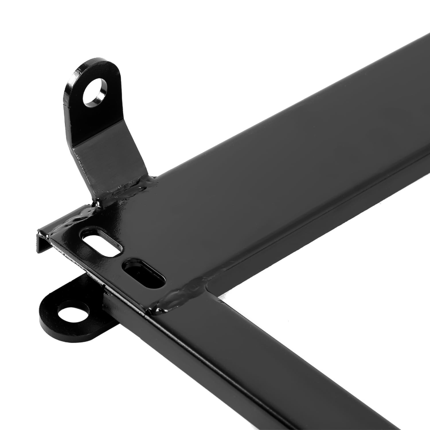 Steel Mounting Brackets Spec-D Tuning Racing Seat Rail Track Pair Compatible with 1999-2005 BMW E46 3 Series 2Dr