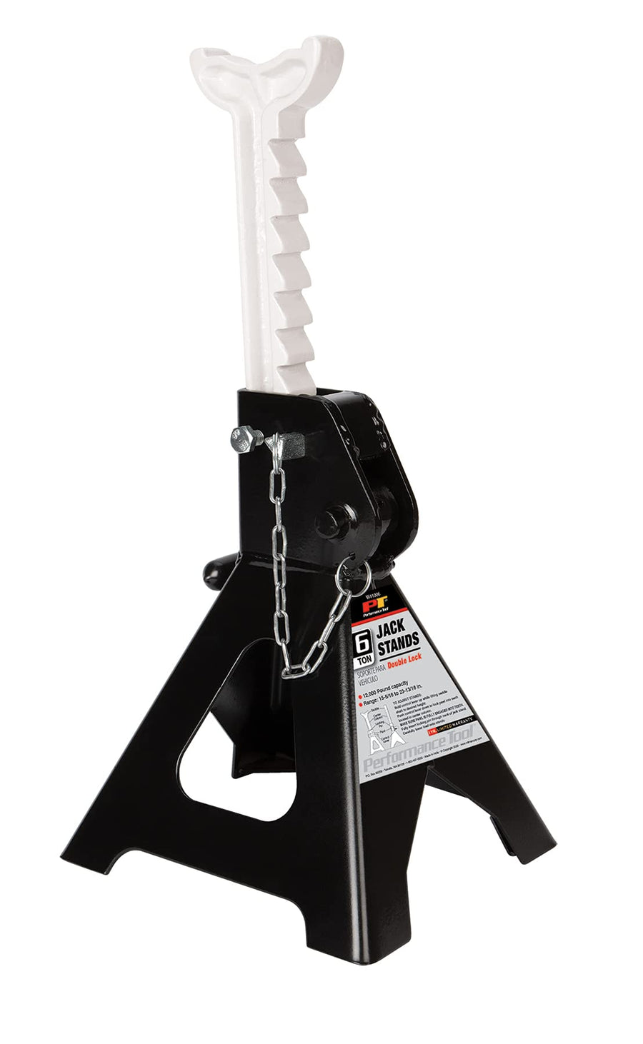 6 Ton Performance Tool W41006 Double Lock Jack Stands (Pair)