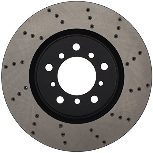 Front Left StopTech 128.34058L Sport Cross Drilled Brake Rotor