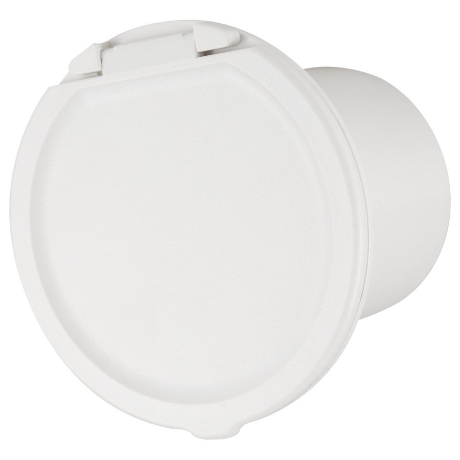 Dura Faucet Outdoor DF-SA184-WT Utility Spray Dock Port with Quick Connect Hookup (White)