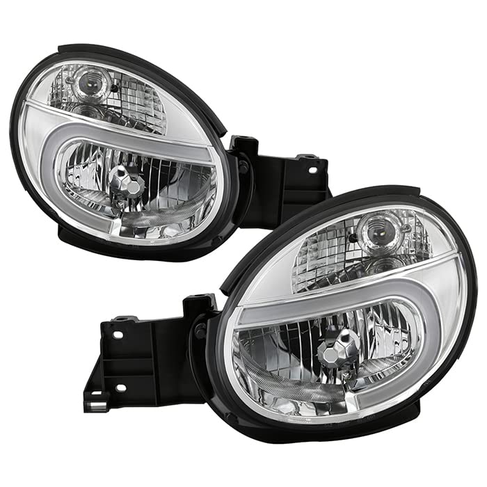 Headlights Xtune With Light Tube DRL (HD-JH-SI02-LB-C) (Akkon)