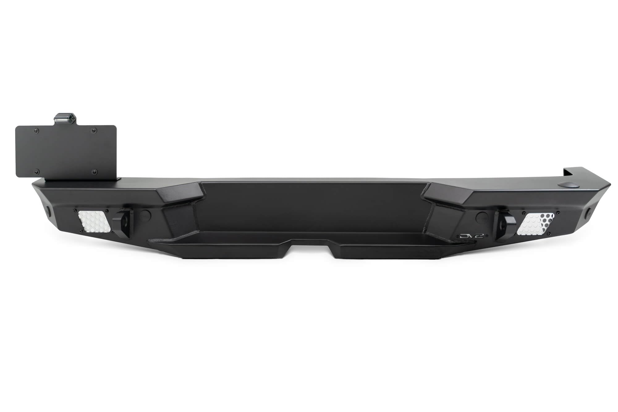 MTO Series DV8 Offroad Rear Bumper for 2018-2025 Jeep Wrangler JL | Full Width Matching Factory & Aftermarket Fenders | Compatible w/Factory Hitch & Harness | OEM Mount Can Fit up to a 37” Spare Tire