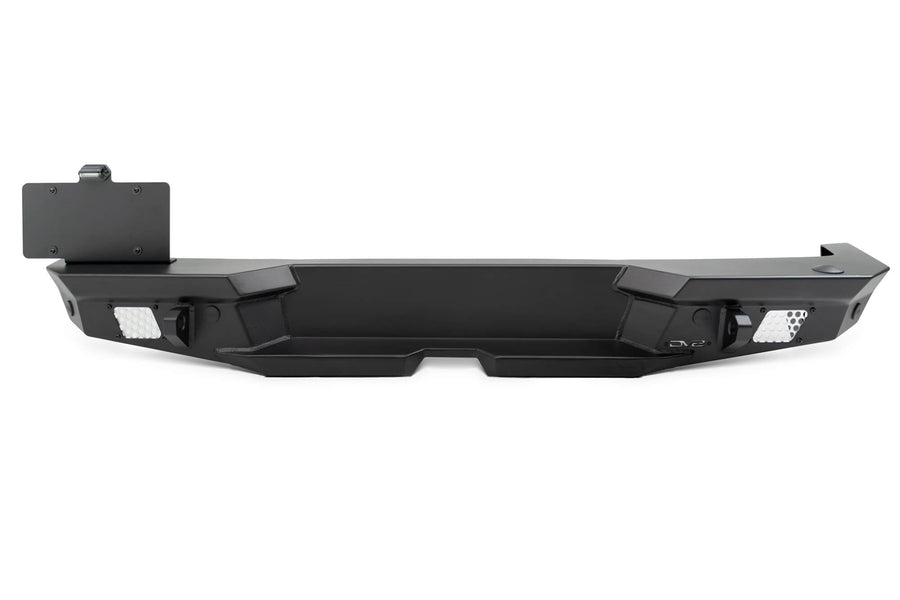 MTO Series DV8 Offroad Rear Bumper for 2018-2025 Jeep Wrangler JL | Full Width Matching Factory & Aftermarket Fenders | Compatible w/Factory Hitch & Harness | OEM Mount Can Fit up to a 37” Spare Tire