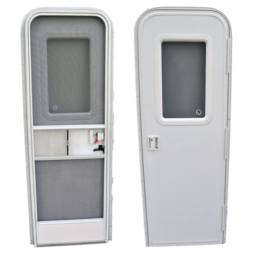 AP Products Polar White 015-217709 26" x 72" Right Handed Radius Entrance Door
