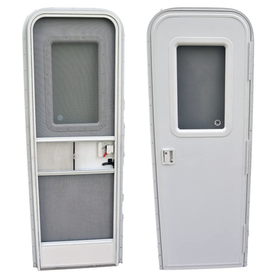 AP Products Polar White 015-217709 26" x 72" Right Handed Radius Entrance Door