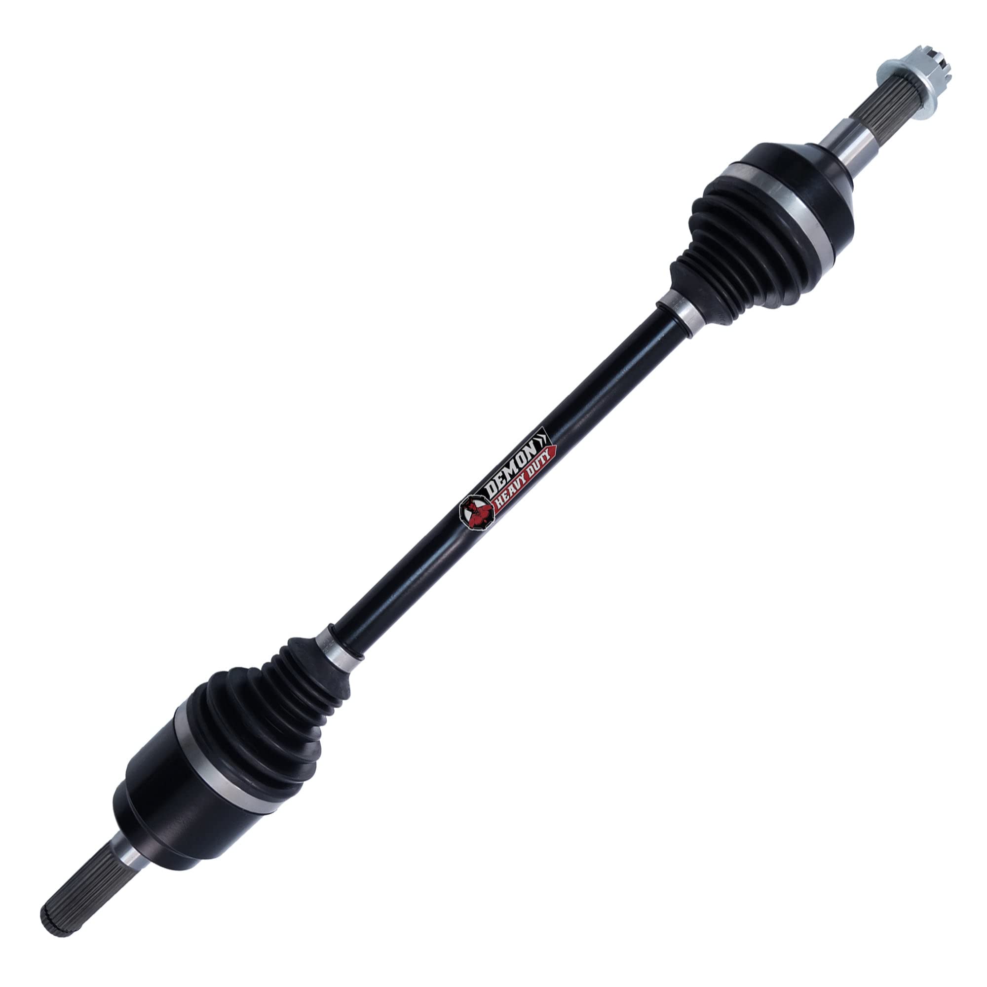 Performance Front Right Rugged Axle (2017-18) Can Am Maverick 1000, In CNC Precision Components, Stainless-Steel Clamps Coated for High Protection & Machined Heat Treated for Long Life, Easy Install