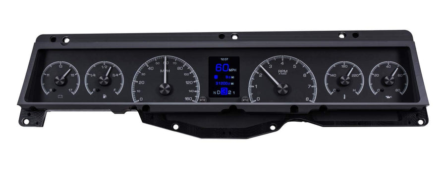 Dakota Digital 66-67 Customizable Gauges Kit Chevy Nova Black HDX-66C-NOV-K