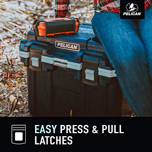 30 Quart Pelican Elite Cooler (Pacific Blue/Grey)