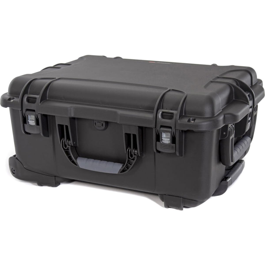 Wheeled Nanuk Series 955 Lightweight NK-7 Resin Waterproof Hard Case with Lid Organizer and Padded Divider, Black