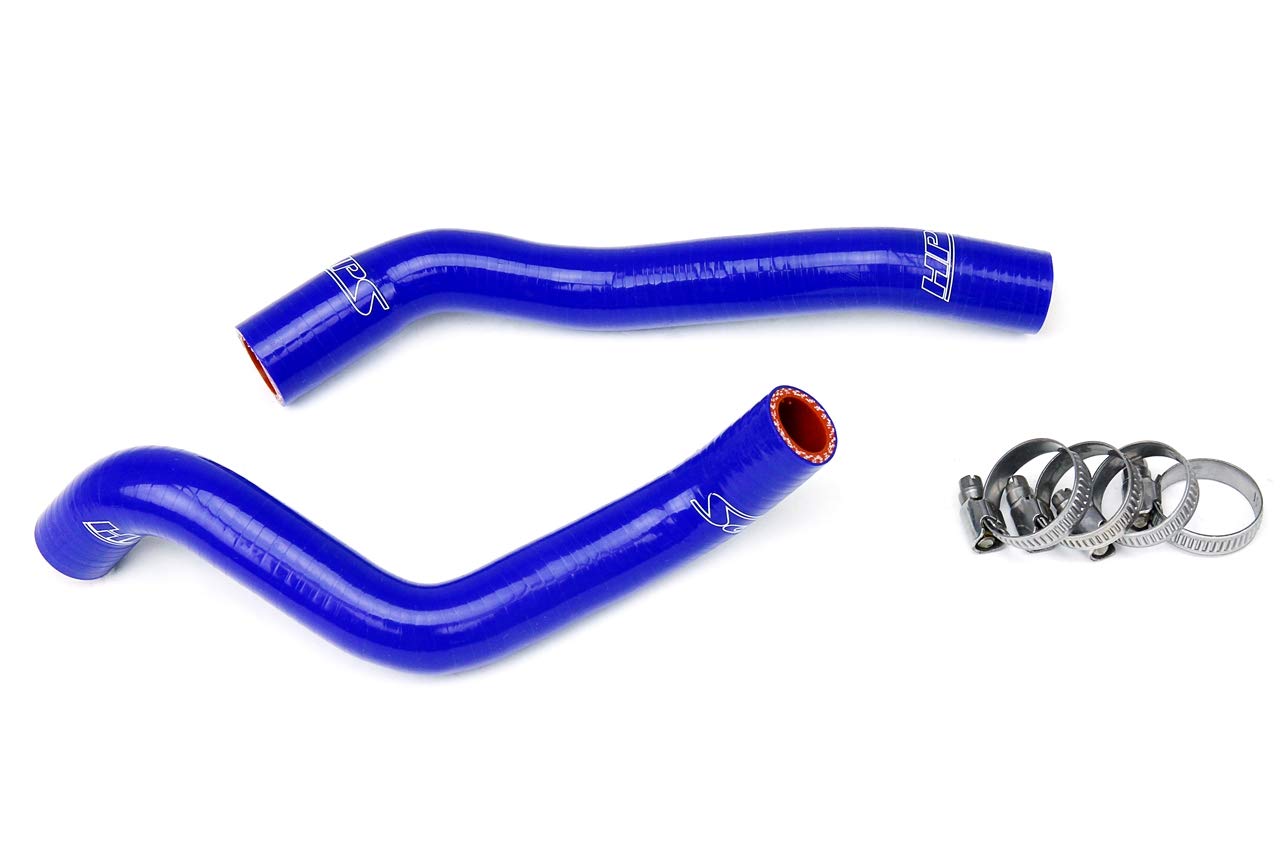 Blue HPS 57-1368-BLUE Silicone Radiator Coolant Hose Kit