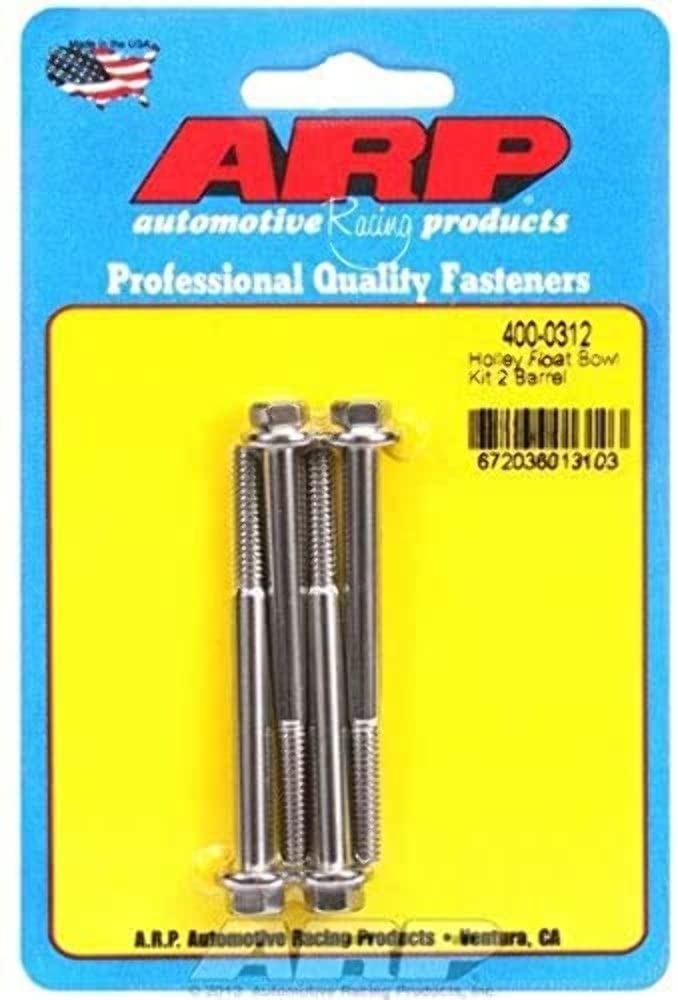 Carburetor Bolt Kit ARP 400-0312 Float Bowl