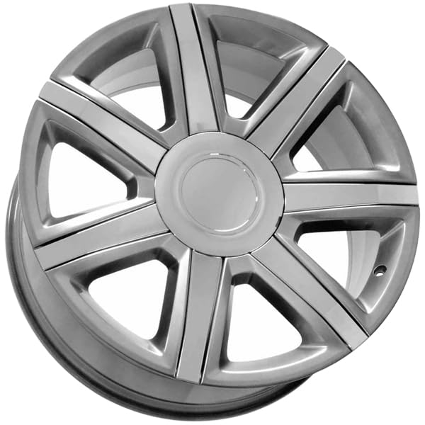 Hyper Silver Wheel OE Wheels LLC CA87-22090-6550-31HS-ic Painted (22 x 9. inches /6 x 139 mm, 31 mm Offset)
