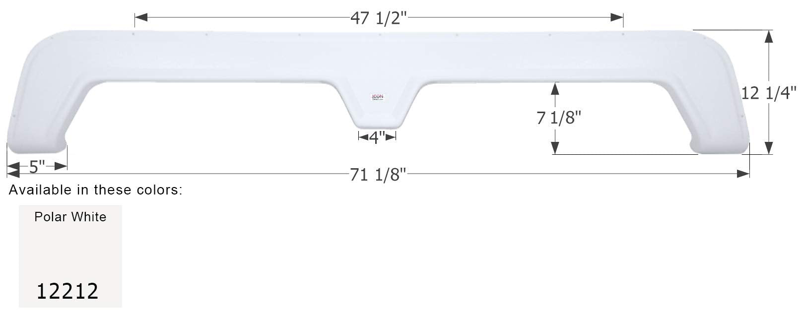 Fender Skirt ICON, Tandem, Thor, FS2212, Polar White
