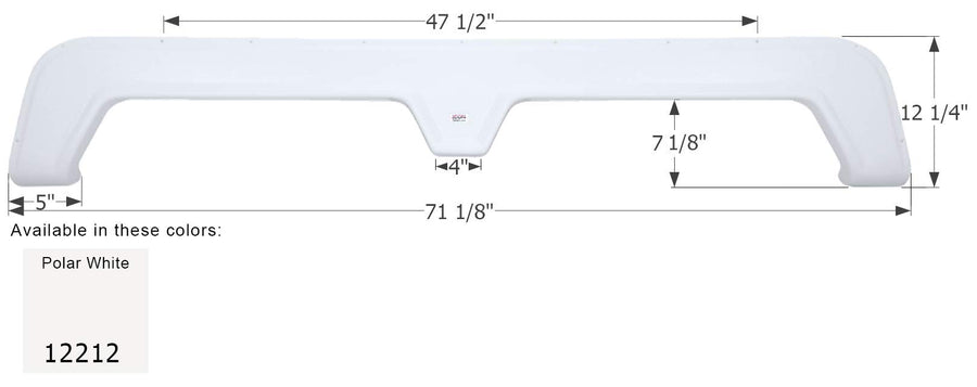 Fender Skirt ICON, Tandem, Thor, FS2212, Polar White